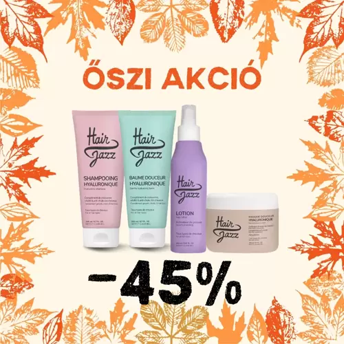 10 éve töretlenül a legnépszerűbb hajápolási készlet - HAIR JAZZ: serkenti a hajnövekedést és növeli a haj mennyiségét!