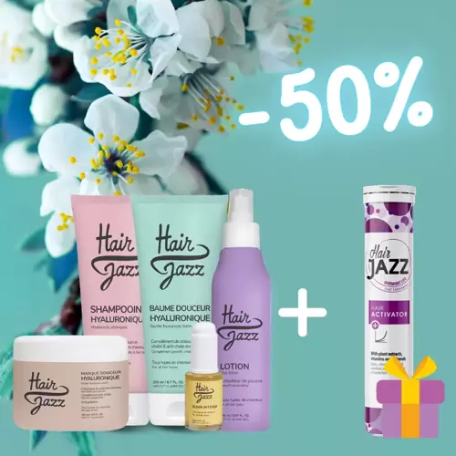 Anyák napi ajánlat! HAIR JAZZ teljes hajápolási rutin szett + AJÁNDÉK (haj aktivátor)!