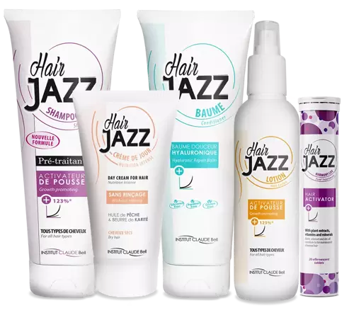 HAIR JAZZ készlet göndör hajra: sampon + hajápoló + balzsam + hajkrém+ haj aktivátor!